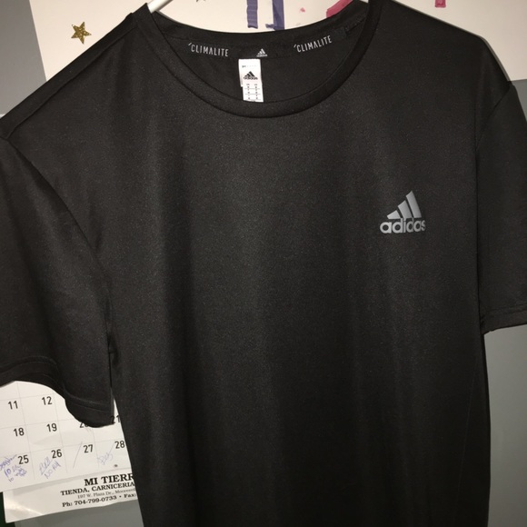 Adidas Black Climate Shirt Large - Picture 2 of 3